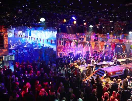 Large Christmas Party Venues Carnivale exclusive Christmas party at Battersea Evolution London